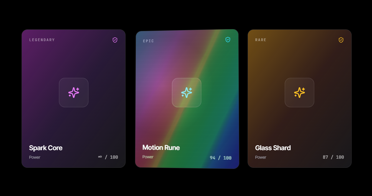 Holographic Card