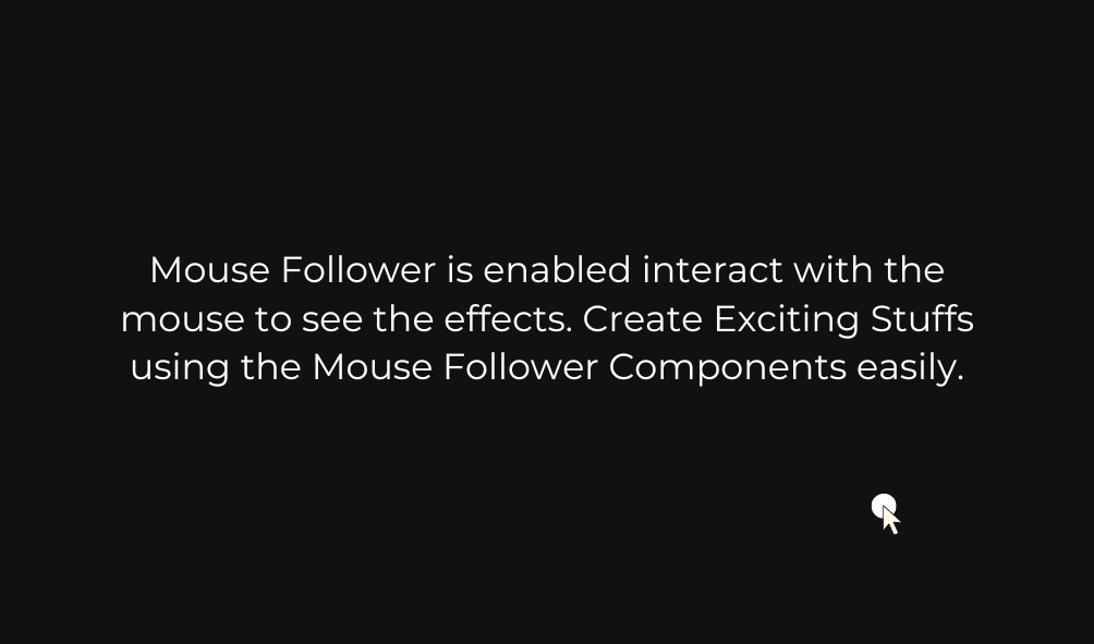 Mouse Follower
